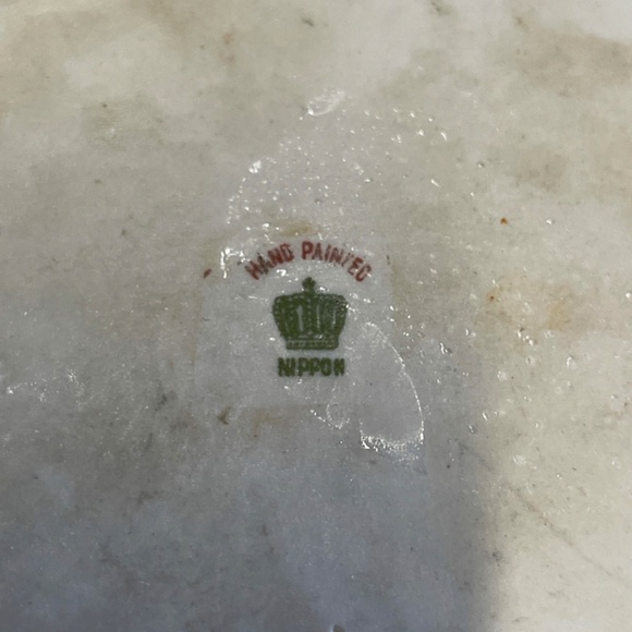 Vintage Nippon 3 Handled Candy Dish - Picture 3 of 3